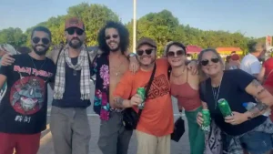 Banda Cachorro Caramelo e Amigos no Lado B do Festival de Jazz & Blues de Rio das Ostras.