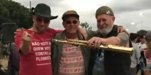 Participantes da Excursão Turismo-Geográfico curtindo as apresentações no Lado B do Festival de Jazz & Blues.
