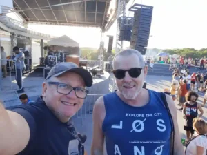 Luciano e Francisco no Lado B do Festival
