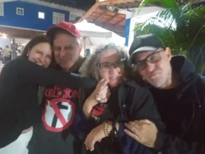 Patty, Wilson Coelho, Lena e Serafini aproveitando a Excursão Turismo-Geográfico e o Festival de Jazz & Blues de Rio das Ostras.